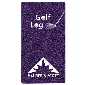 Custom GL-1C Golf Log, Cobblestone Covers, 3 1/2 x 6 1/2 inch, Saddle-Stitched