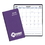 Custom MB-15 Monthly Pocket Planners, Frosted Vinyl Covers, 3 1/2 x 6 1/2 inch, Saddle-Stitched, Price/each