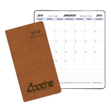 Custom MB-18 Monthly Pocket Planners, Canyon Covers, 3 1/2 x 6 1/2 inch, Saddle-Stitched