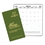 Custom MB-1G Monthly Pocket Planners, Ecomaxx, 3 1/2 x 6 1/2 inch, Price/each