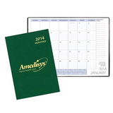 Custom MB-61 Monthly Desk Planners, Leatherette Covers, 7 x 10 inch