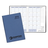 Custom MB-65 Monthly Desk Planners, Frosted Vinyl Covers, 7 x 10 inch