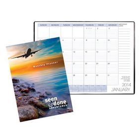 MB-6DC Monthly Desk Planners, Digital Custom Covers, 7 x 10 inch