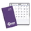 Custom MBL-15 Large Print Monthly Pocket Planners, Frosted Vinyl Covers, 3 1/2 x 6 1/2 inch, Saddle-Stitched, Price/each