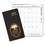 Custom MBU-11 Monthly Pocket Planners, Leatherette Covers, 3 1/2 x 6 1/2 inch, Saddle-Stitched, Price/each