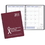 Custom MBU-15 Monthly Pocket Planners, Frosted Vinyl Covers, 3 1/2 x 6 1/2 inch, Saddle-Stitched, Price/each