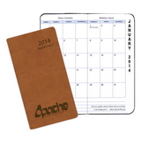 Custom MBU-18 Monthly Pocket Planners, Canyon Covers, 3 1/2 x 6 1/2 inch, Saddle-Stitched