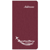 Custom PA-1A Medium Address Books, Shimmer Covers, 3 1/2 x 6 1/2 inch, Wire-Bound