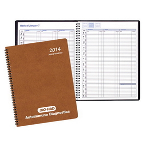 Custom PR-38 Weekly Planners, Canyon Covers, 8 1/2 x 11 inch, Wire-Bound