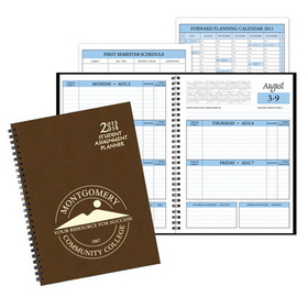 Custom SAP-28 Academic Weekly Planners, Canyon Covers, 7 x 9 1/2 inch, Wire-Bound