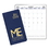 Custom SMB-11 Academic Monthly Planners, Leatherette Academic Monthly Pocket, 3 1/2 x 6 1/2 inch, Saddle-Stitched, Price/each