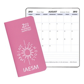 Custom SMB-14 Academic Monthly Planners, Twilight Academic Monthly Pocket, 3 1/2 x 6 1/2 inch, Saddle-Stitched
