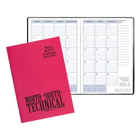 Custom SMB-64 Academic Monthly Planners, Twilight Academic Monthly Desk, 7 x 10 inch, Saddle-Stitched