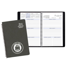 Custom SWB-28 Academic Weekly Planners, Canyon Covers, 5 1/2 x 8 1/2 inch, Wire-Bound