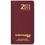 Custom TYP-11 Two Year Pocket Planners, Leatherette Covers, 3 1/2 x 6 1/2 inch, Stitched/Stapled, Price/each