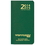 Custom TYP-11 Two Year Pocket Planners, Leatherette Covers, 3 1/2 x 6 1/2 inch, Stitched/Stapled, Price/each