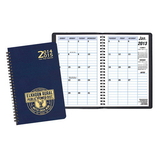 Custom TYP-21 Two Year Desk Planners, Leatherette Covers, 5 1/2 x 8 1/2 inch