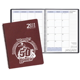Custom TYP-31 Two Year Desk Planners, Leatherette Covers, 8 1/2 x 11 inch