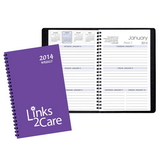 Custom WB-20 Weekly Planners, Technocolor Covers, 5 1/2 x 8 1/2 inch, Wire-Bound