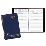 Custom WB-21 Weekly Planners, Leatherette Covers, 5 1/2 x 8 1/2 inch, Wire-Bound