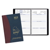 Custom WB-27 Weekly Planners, Carriage Vinyl Covers, 5 1/2 x 8 1/2 inch, Wire-Bound