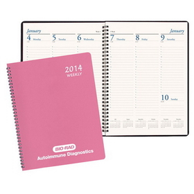 Custom WB-34 Weekly Planners, Twilight Covers, 8 1/2 x 11 inch, Wire-Bound