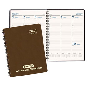 Custom WB-38 Weekly Planners, Canyon Covers, 8 1/2 x 11 inch, Wire-Bound