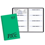 Custom WBL-20 Weekly Planners, Technocolor Covers, 5 1/2 x 8 1/2 inch, Wire-Bound