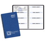 Custom WBL-2C Weekly Planners, Cobblestone Covers, 5 1/2 x 8 1/2 inch, Wire-Bound