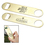 STOPNGO Line Custom Paddle Style Gold Plated Steel Bottle Opener, 7" x 1 1/2", Price/each