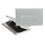 STOPNGO Line Custom 2 Tone Brushed Aluminum Business Card Holder, 3 5/8" x 2 1/4", Price/each
