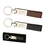STOPNGO Line Custom 13/16" x 3 5/8" Leather & Silver Keyring, Price/each