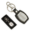 STOPNGO Line Custom Leather & Brushed Plate Keyring, 1 1/2" x 2 1/2", Price/each