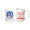 STOPNGO Line Custom 15 oz. Giant White Ceramic Mug, 4 1/2" x 3 1/4" x 3 1/4", Price/each