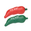 STOPNGO Line Custom Chili Pepper Shaped Stress Reliever, 4 1/8" x 1 1/2" x 1 1/2", Price/each
