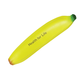 STOPNGO Line Custom Yellow Banana Shaped Stress Reliever, 7 1/2