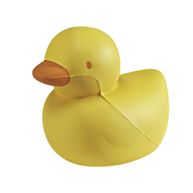 STOPNGO Line Custom Yellow Rubber Ducky Shaped Stress Reliever, 2 3/4" x 2 1/2"