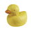 STOPNGO Line Custom Yellow Rubber Ducky Shaped Stress Reliever, 2 3/4" x 2 1/2", Price/each