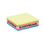 STOPNGO Line Custom 5 Color Neon Sticky Note Stack, 3" x 3" x 7/8", Price/each