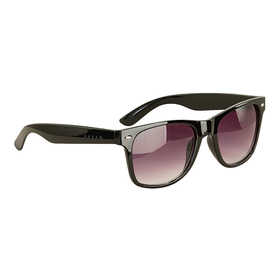 STOPNGO Line Custom Black Blues Brothers Style Sunglasses, 5 3/4" x 2"