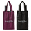 STOPNGO Line Custom Polypropylene Double Wine Bottle Tote Bag, 6 1/4" x 9 3/4" x 3 1/4", Price/each