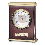 Debutante Clock With Solid Rosewood And Shining Brass Appointments, Price/each