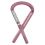 Blank Ribbon Carabiner For Supporting Breast Cancer Awareness, Price/each