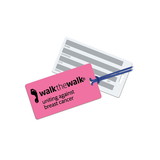 Neon Rectangle Write-On Surface Luggage Tag