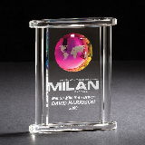 Spectrum Globe Award Crafted Out Of Optically Perfect Glass