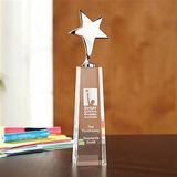 Alto Star Award With A Silver Chrome Star Sitting