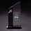 Stratus Glass Award With A Gleaming Silver Star, Price/each
