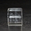 3D Crystal Flat Cube, Price/each