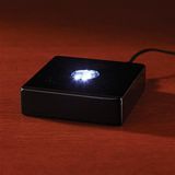 Deluxe Black Square Lighted Base