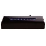 Deluxe Black Rectangle Lighted Base